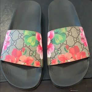 GUCCI - GG Blooms Supreme slide sandal